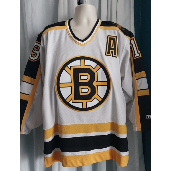 Bill Guerin Boston Bruins SIGNED CCM Authentic Stitched Jersey Medium - Picture 2 of 7